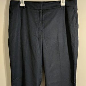 Ann Taylor Curvy dark blue dress pants